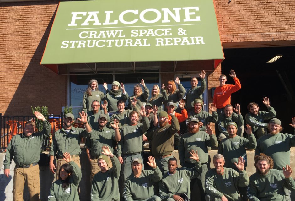 falcone-team-waving-outside